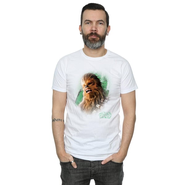 Star Wars Mens The Last Jedi Chewbacca Brushed T-Shirt