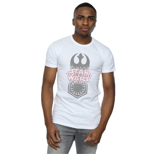 Star Wars Mens The Last Jedi Symbol Crash T-Shirt