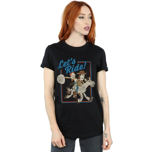 Disney Womens/Ladies Toy Story 4 Let´s Ride Cotton Boyfriend T-Shirt