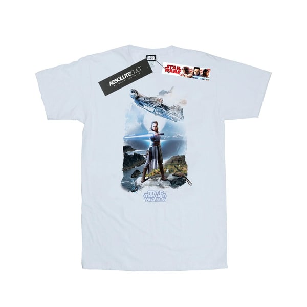 Star Wars Mens The Last Jedi Rey Falcon T-Shirt