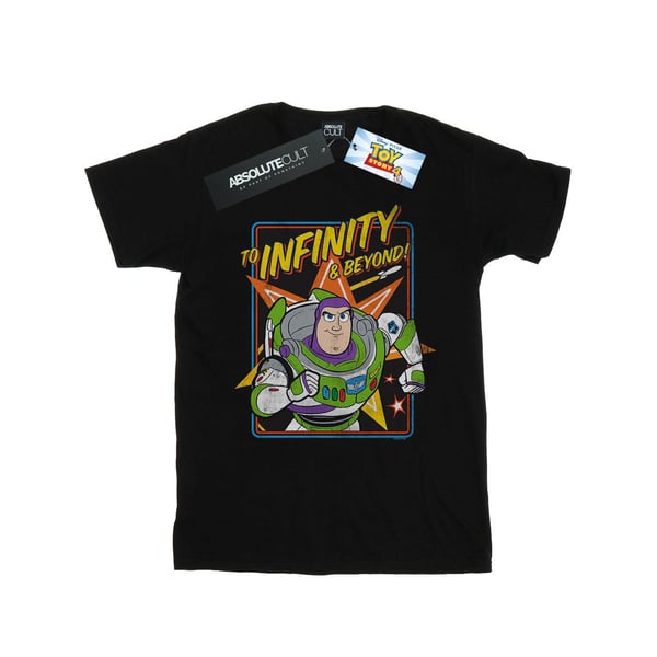 Disney Dam/Dam Toy Story 4 Buzz To Infinity T-shirt i bomull med boyfriend-passform