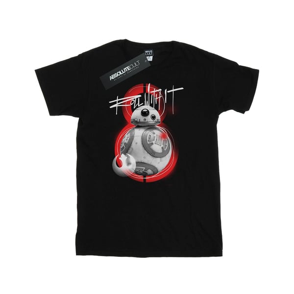 Star Wars Mens The Last Jedi BB-8 Roll With It T-Shirt
