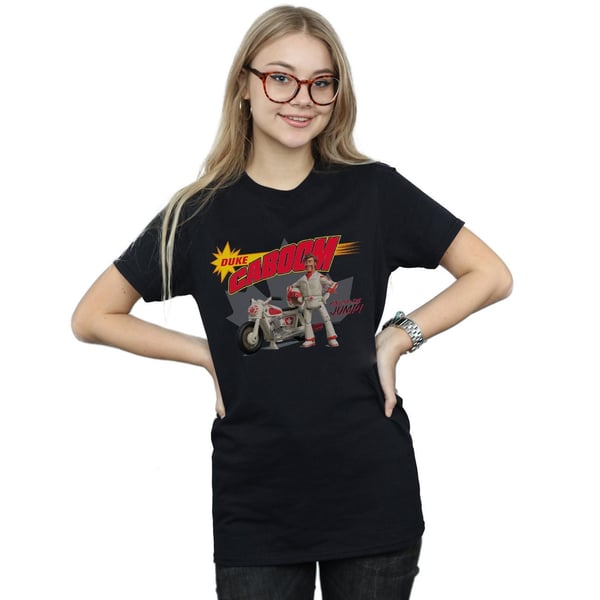 Disney Womens/Ladies Toy Story 4 Duke Caboom King Of The Jump Cotton Boyfriend T-Shirt