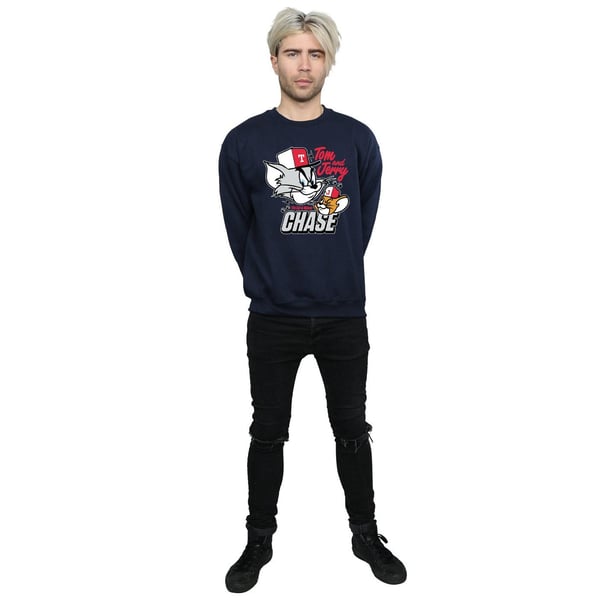 Tom And Jerry Mens Cat & Mouse Chase Sweatshirt