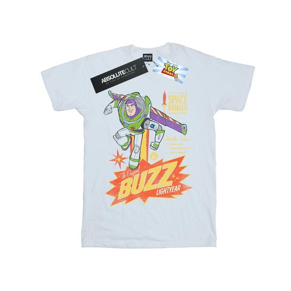 Disney Womens/Ladies Toy Story 4 The Original Buzz Lightyear Cotton Boyfriend T-Shirt