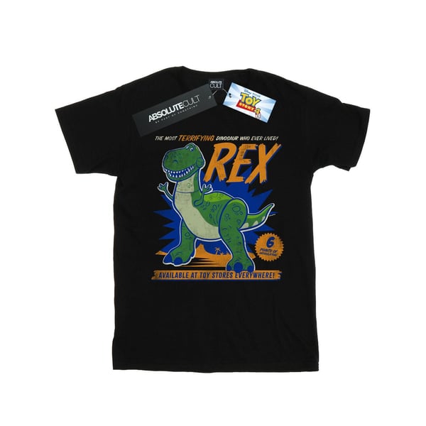 Disney Womens/Ladies Toy Story 4 Rex Terrifying Dinosaur Cotton Boyfriend T-Shirt