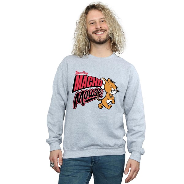 Tom And Jerry Miesten Macho Mouse -collegepaita