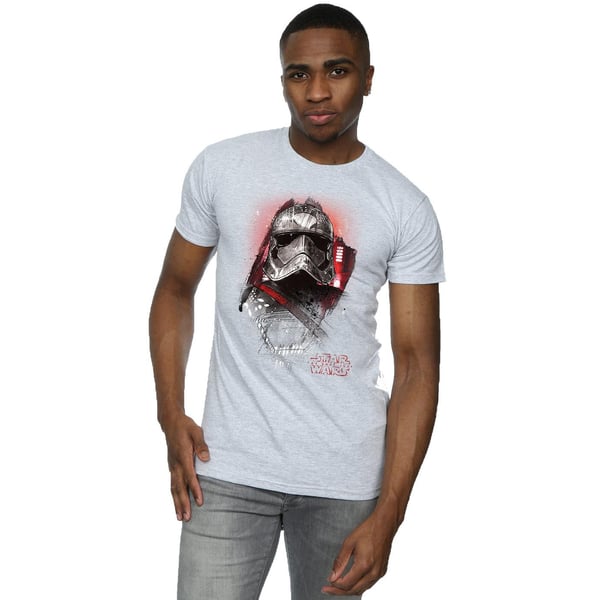 Star Wars Mens The Last Jedi Captain Phasma Brushed T-Shirt