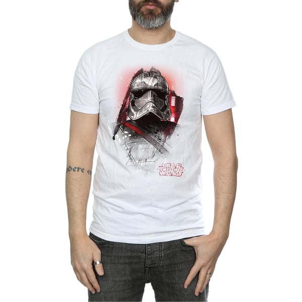 Star Wars Mens The Last Jedi Captain Phasma Brushed T-Shirt