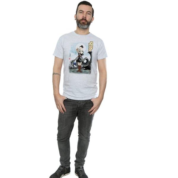 Star Wars Mens The Last Jedi Japanese Rey T-Shirt
