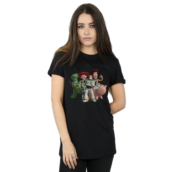 Disney Womens/Ladies Toy Story 4 Group Cotton Boyfriend T-Shirt