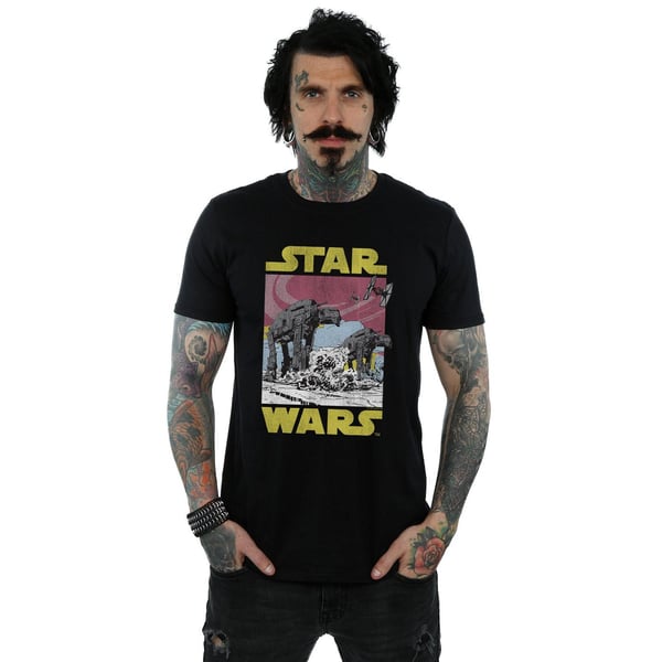 Star Wars Mens The Last Jedi AT-AT T-Shirt