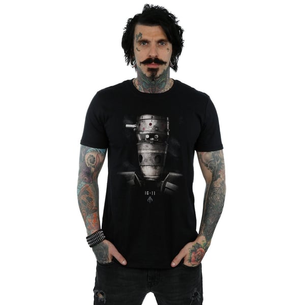 Star Wars Mens The Mandalorian IG-11 Droid Poster T-Shirt