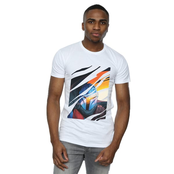 Star Wars Mens The Mandalorian Glare T-Shirt