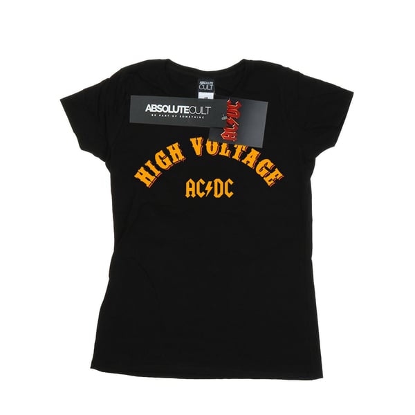 AC/DC Womens/Ladies High Voltage Collegiate Cotton T-Shirt