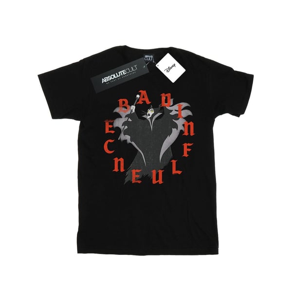 Disney Dam/Dam Maleficent Bad Influence T-shirt i bomull med boyfriend-passform