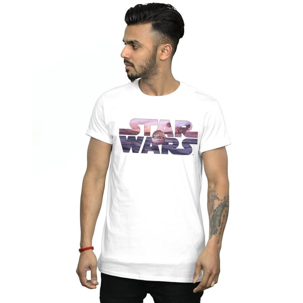Star Wars Mens The Mandalorian The Child Logo T-Shirt