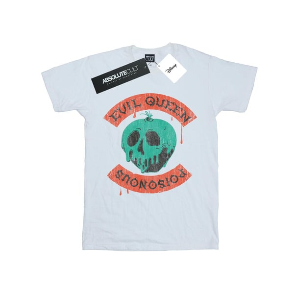 Disney Womens/Ladies Poisonous Skull Apple Cotton Boyfriend T-Shirt
