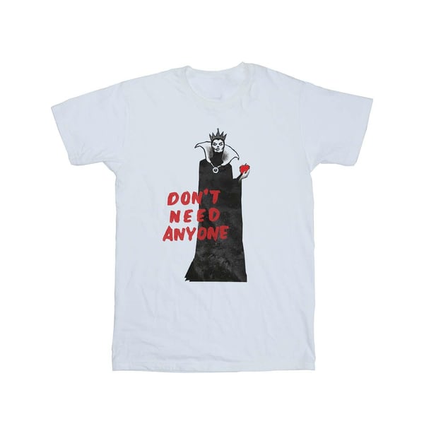 Disney Womens/Ladies Villains Don´t Need Anyone Cotton Boyfriend T-Shirt