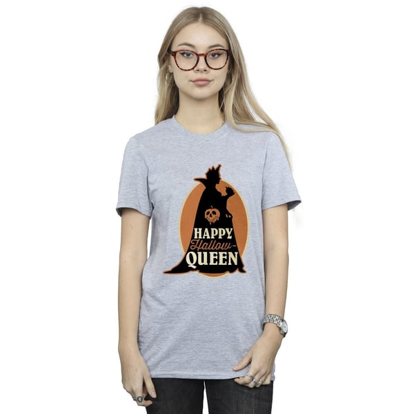 Disney Womens/Ladies Villains Hallow Queen Cotton Boyfriend T-Shirt