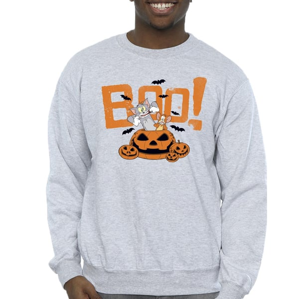 Tom & Jerry Mens Halloween Boo! Sweatshirt