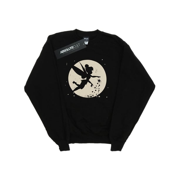 Disney Mens Tinkerbell Moon Cropped Sweatshirt