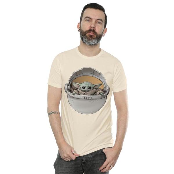 Star Wars Mens The Mandalorian The Child Basket T-Shirt