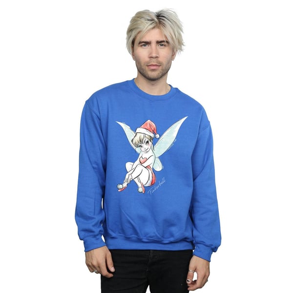 Disney Mens Tinkerbell Christmas Fairy Sweatshirt