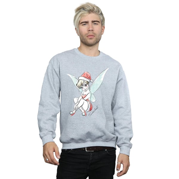 Disney Mens Tinkerbell Christmas Fairy Sweatshirt
