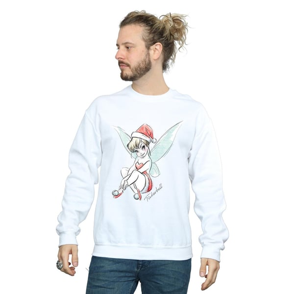 Disney Mens Tinkerbell Christmas Fairy Sweatshirt
