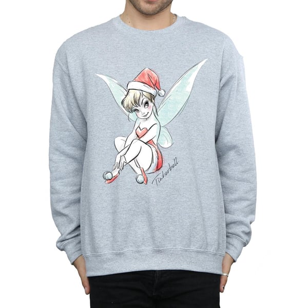 Disney Mens Tinkerbell Christmas Fairy Sweatshirt