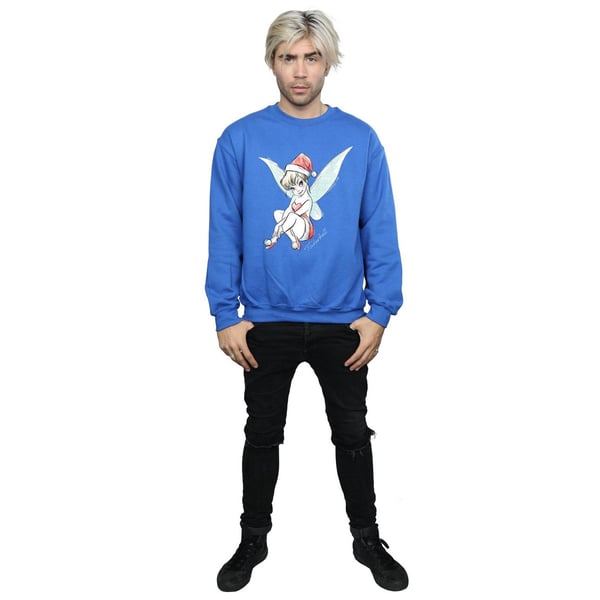 Disney Mens Tinkerbell Christmas Fairy Sweatshirt