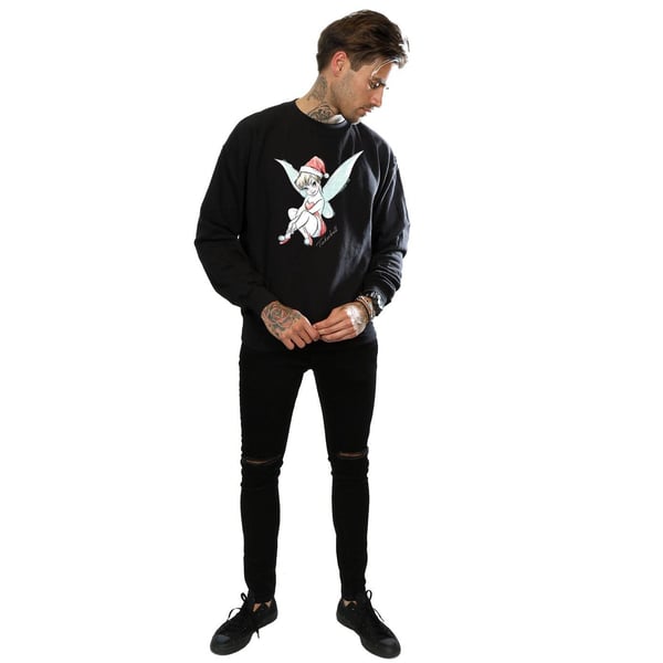 Disney Mens Tinkerbell Christmas Fairy Sweatshirt