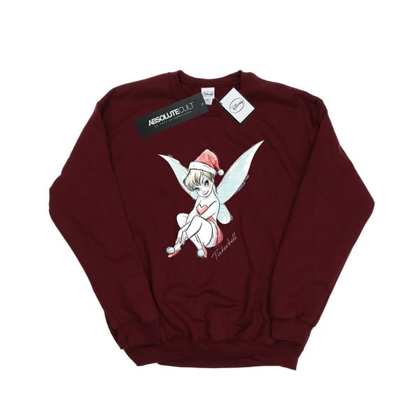 Disney Mens Tinkerbell Christmas Fairy Sweatshirt