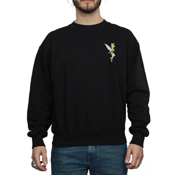 Disney Mens Tinkerbell Chest Sweatshirt