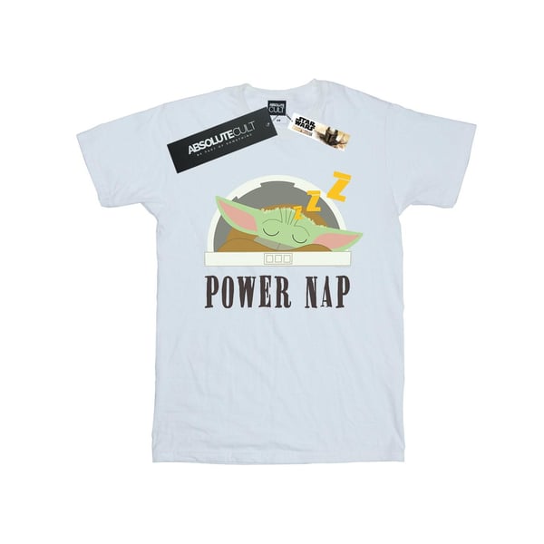 Star Wars Mens The Mandalorian Power Nap Child T-Shirt
