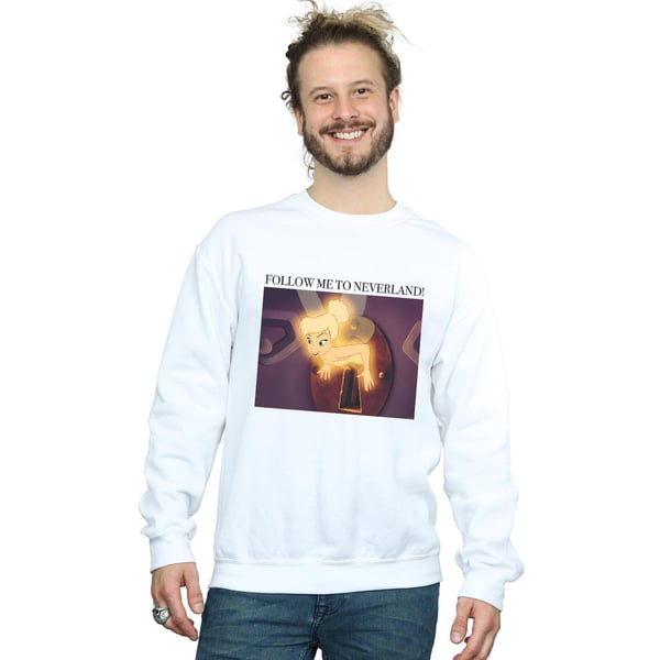 Disney Mens Tinker Bell Follow Me Sweatshirt