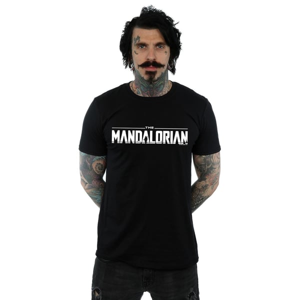 Star Wars Mens The Mandalorian Logo T-Shirt