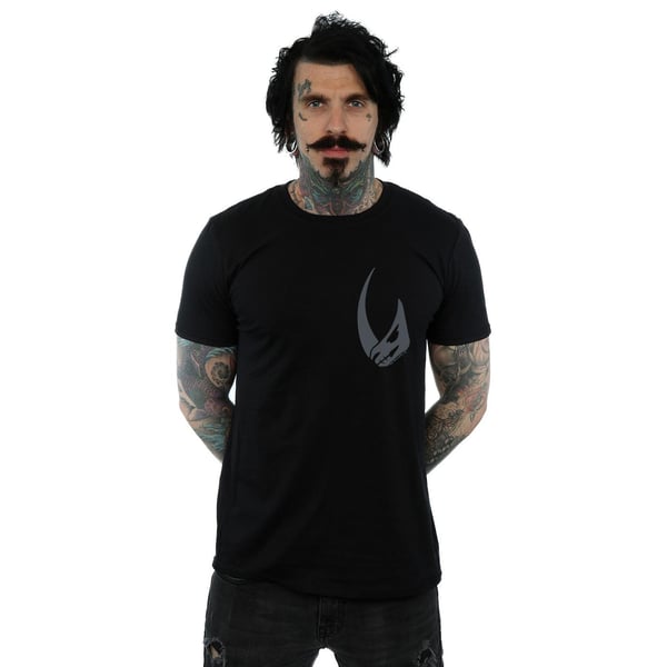 Star Wars Mens The Mandalorian Rhino Emblem Pocket Print T-Shirt