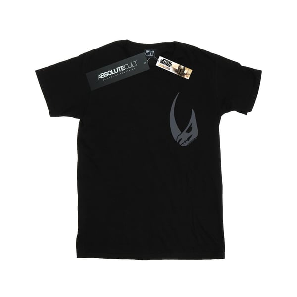 Star Wars Mens The Mandalorian Rhino Emblem Pocket Print T-Shirt