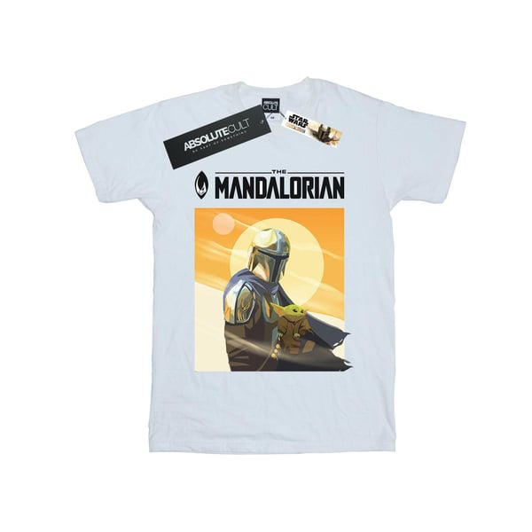 Star Wars Mens The Mandalorian The Child Two Moons T-Shirt