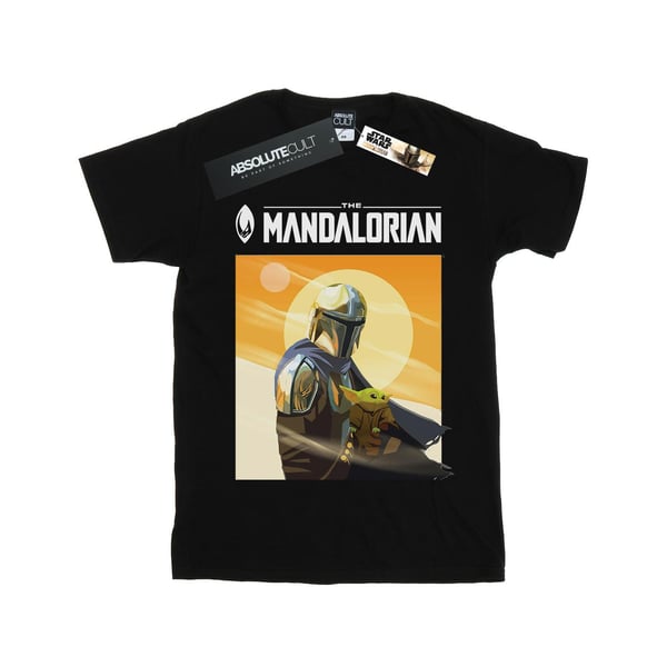 Star Wars Mens The Mandalorian The Child Two Moons T-Shirt