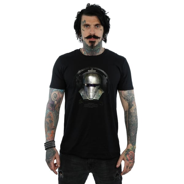 Star Wars miesten The Mandalorian Dark Helmet T-paita