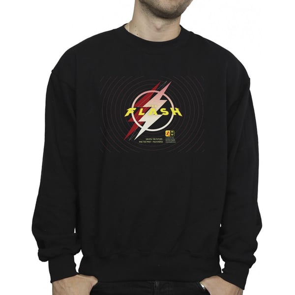 DC Comics Mens The Flash Lightning Logo Sweatshirt