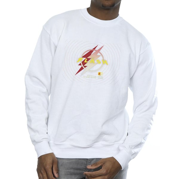 DC Comics Mens The Flash Lightning Logo Sweatshirt