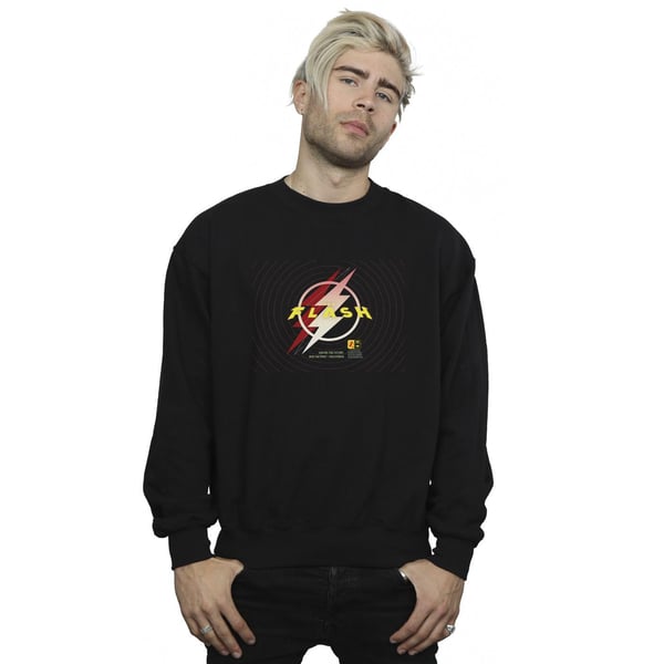 DC Comics Mens The Flash Lightning Logo Sweatshirt