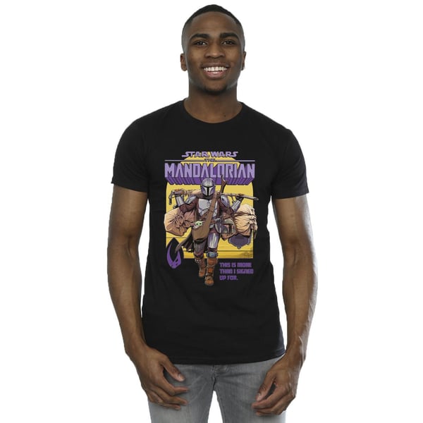 Star Wars Mens The Mandalorian More Than I Signed Up For T-Shirt