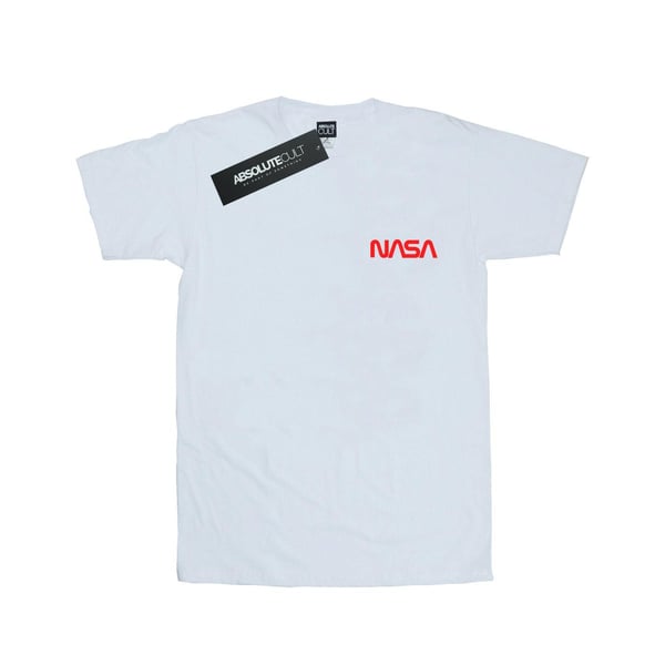 NASA Womens/Ladies Modern Logo Chest Cotton Boyfriend T-Shirt