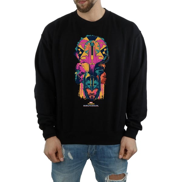 Marvel Mens Thor Ragnarok Character Totem Sweatshirt