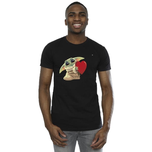 Star Wars Mens The Mandalorian The Kids With Heart T-Shirt
